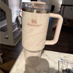 Stanley Pink Marble Travel Mug